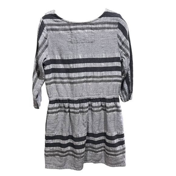 ACE & JIG ~ Grey and Black Heritage Striped Lake Dress Small - Picture 5 of 8